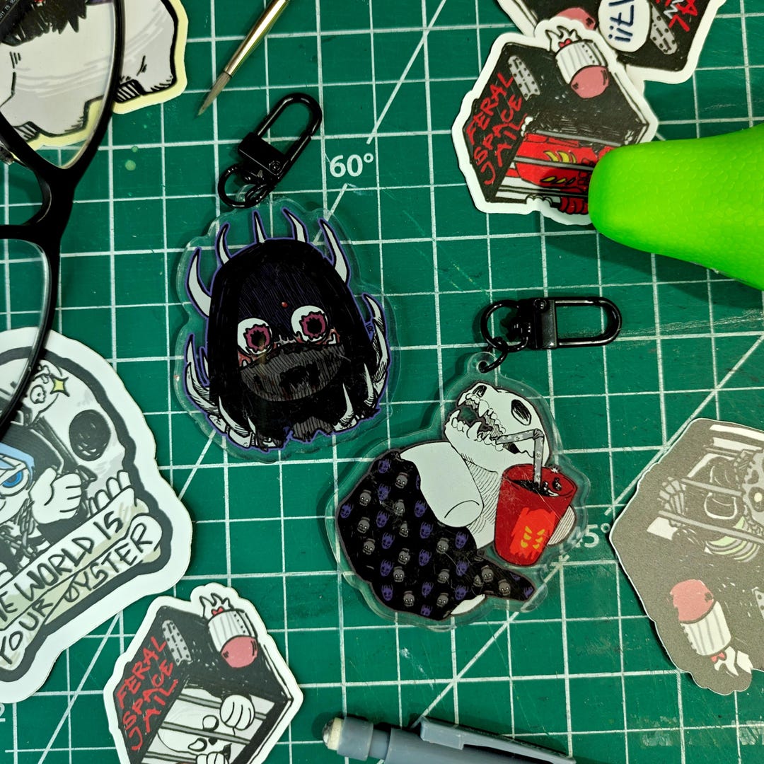 DAI DARK KEYCHAINS - Hajime Damemaru , Moja - Etsy