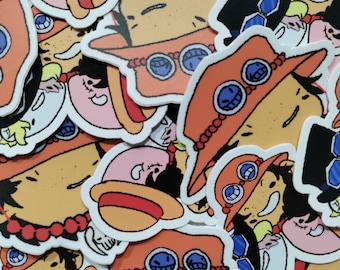 One piece ACE SABO LUFFY stickers