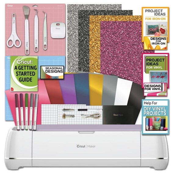 Cricut Maker Lilac Machine Bundle 1 Ironon Vinyl Tools Etsy