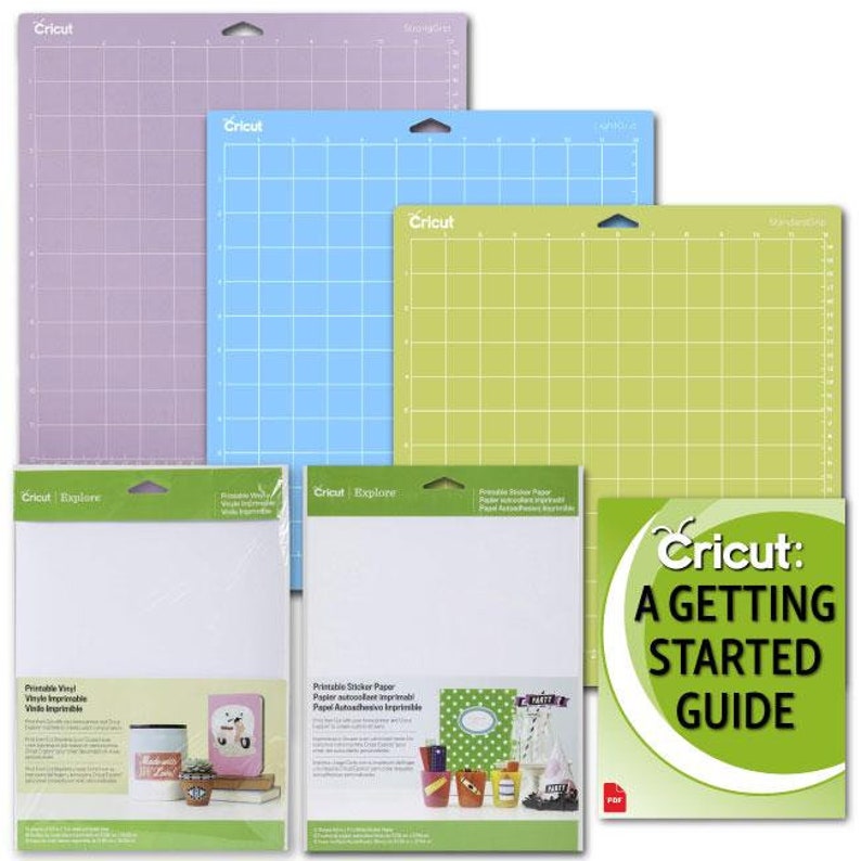 cricut printable vinyl and sticker paper bundle for diy etsy