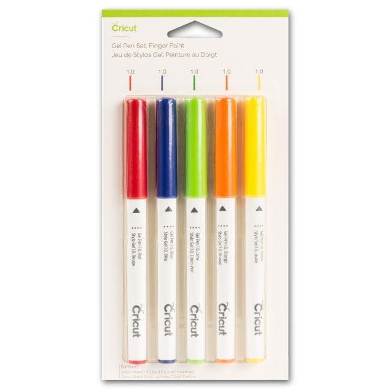 Cricut Gel Pens Fingerpaint