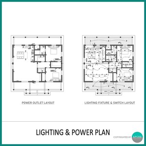 40'x30' 1,200SF Farmhouse Blueprint 2Bed 2Bath Small House Design Architectural Plan - Modern House Floor Plans (PDF Download) image 6