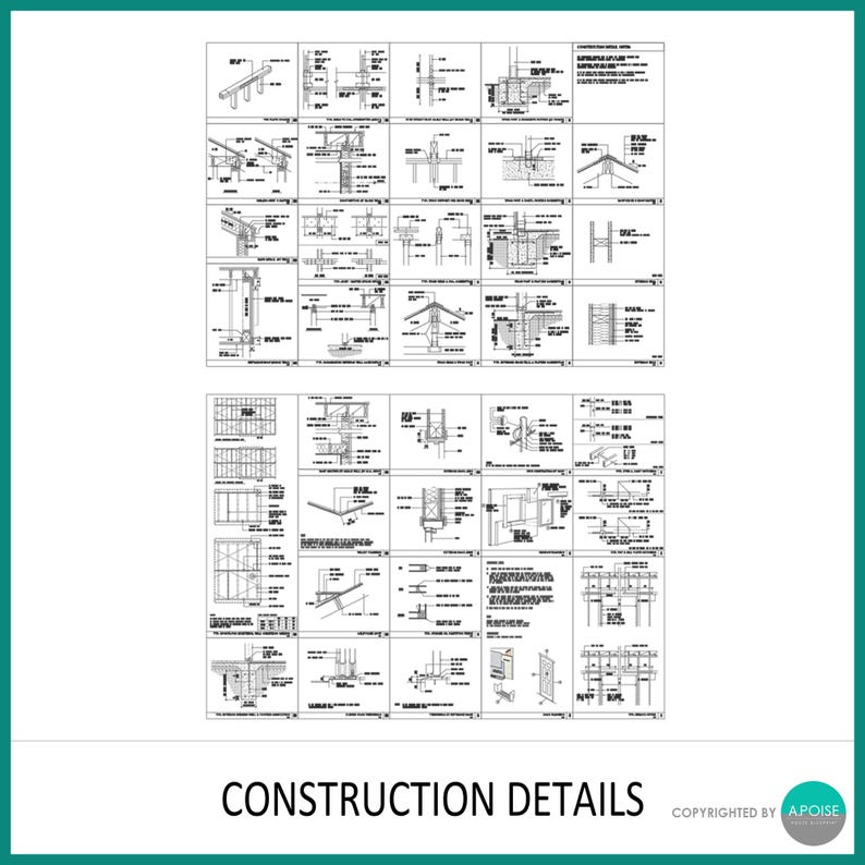 960 SF ADU House Plans – 2 Bed 2 Bath, Modern Small Home (PDF) image 9