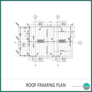 Cabin House Plans With Loft 21'x29' House Plan Set - Custom Tiny House ...