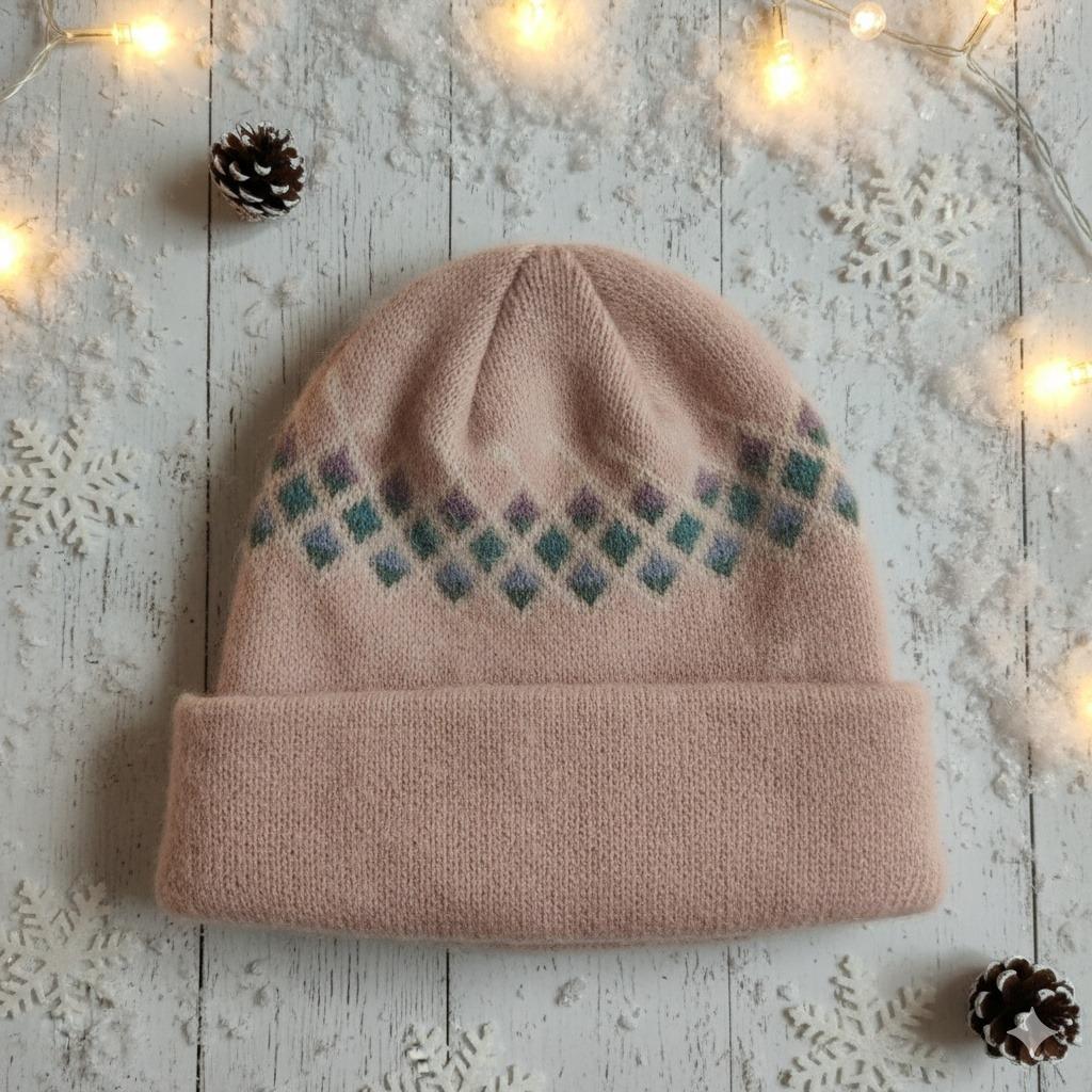 Vintage Hansen Knit Hat NWOT Vintage HANSEN Wool Knit Fedora Beanie Hat Cap THICK NWT | eBay main image 4