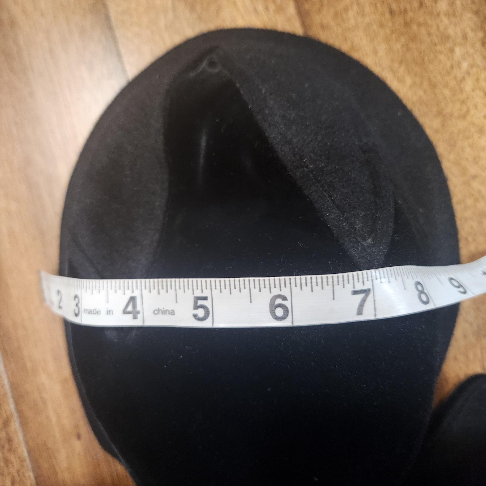 Anita Porritt Black Velvet Bow Hat Stunning Rhinestone  display picture 1