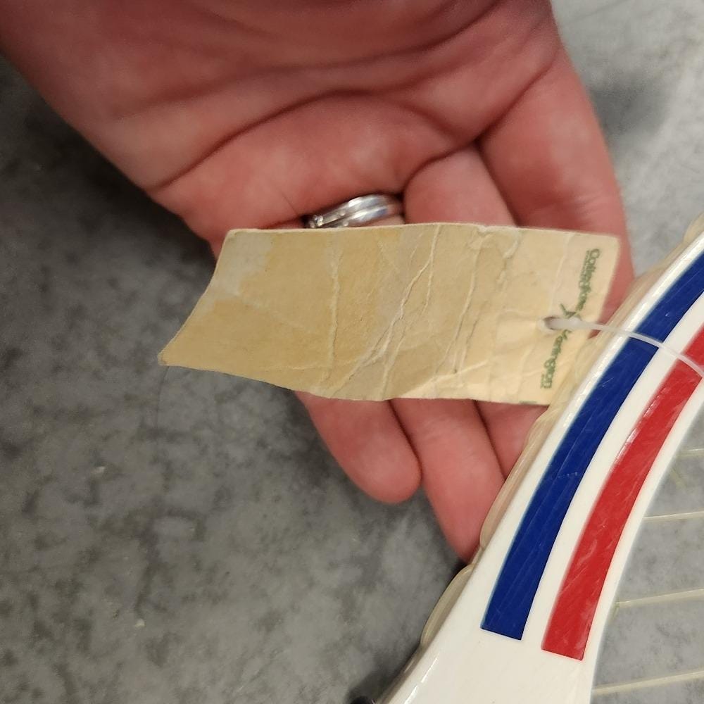 Raquette De Tennis Vintage MADISON - Acier Chromé - Années 70/80 - Adulte