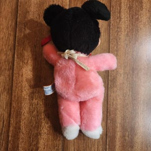 Vintage Disney Minnie Maus Plüschtier Rosa Pyjamas Baby Puppe Bild 2
