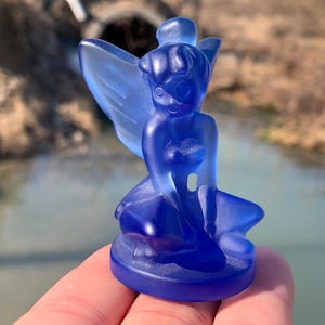 2.5&#39;&#39;+ Blue Opalite quartz,quartz crystal,Crystal Angel,Angel Skull,Hand Carved Crystal Gifts 1pc