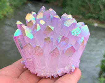 300g+ Purple Phantom Cluster specimen,quartz crystal,Crystal Mineral Vug specimen,Crystal Gifts 1pc