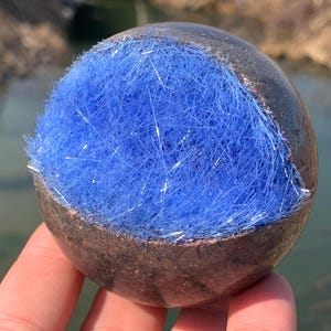 Magnetite Specimen Cluster,quartz crystal,Goethite,Blue copper ore,Crystal Sphere,Mineral specimen,Crystal Gifts 1pc