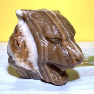 2.2&#39;&#39;+ Natural Agate quartz,quartz crystal,hand carved,Crystal Tiger,Tiger skull,Crystal Gifts 1pc
