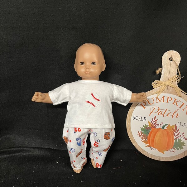 Baseball Pajamas Etsy