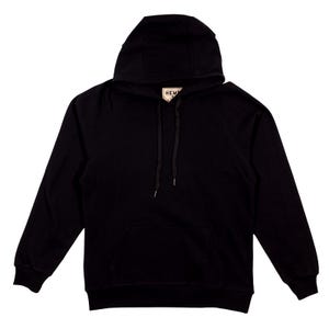 Black 100% Hemp Blank Unisex/Men Hoodie