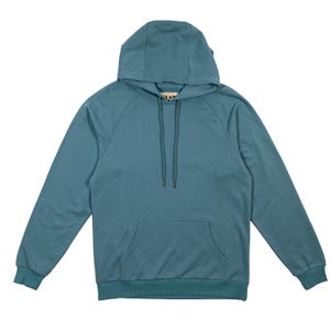 Retro Teal 100% Hemp Blank Unisex/Men Hoodie