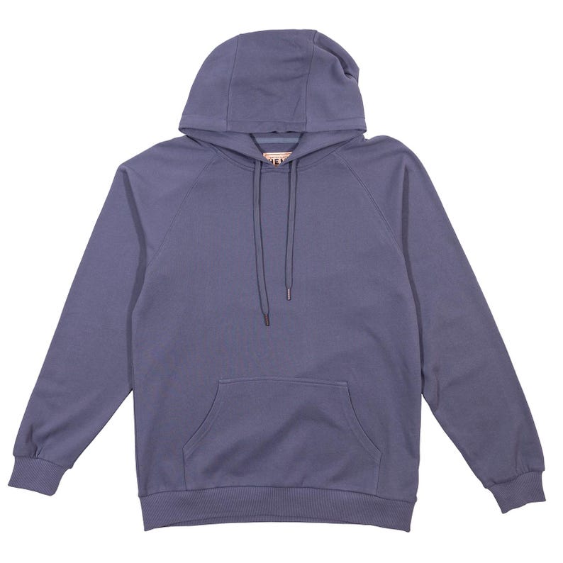 Blue Steel 100% Hemp Blank Unisex/Men Hoodie