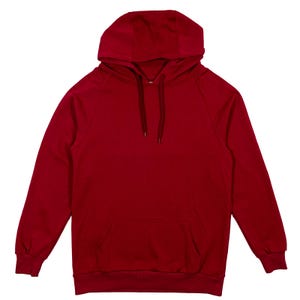 Burgundy 100% Hemp Blank Unisex/Men Hoodie