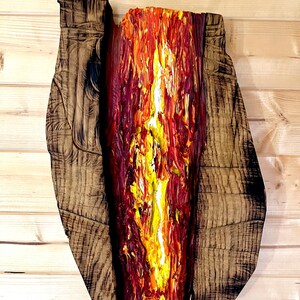 abstract oil painting on wood panel contemporary art mural abstract oil painting artist Immanuel Kraus
