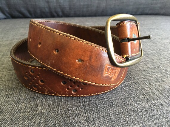 levis brown belt