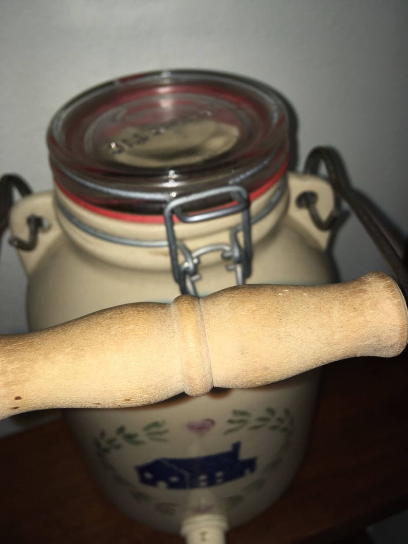 Vintage ceramic water dispenser tea kombucha ferment Etsy