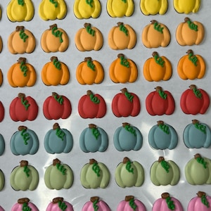 12 Edible Sugar Candy pumpkins, pumpkin sprinkles, Mini Pumpkin Icing Decorations, Edible pumpkin , fall Sprinkles, Royal Icing Transfers