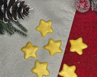 12 Edible Sugar Candy Star, Star sprinkles, Mini Star Icing Decorations, Candy stars , Christmas Sprinkles, Royal Icing Transfers