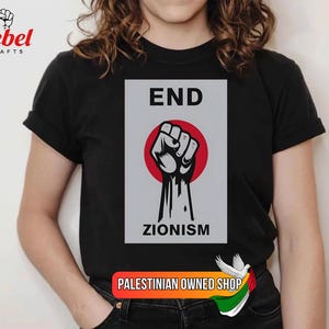 End Zionism, Jews for Palestine Shirt, Jews for Peace, jews say ceasefire - All profits donated to Palestinian families