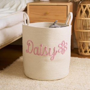 Personalisierter Wäschekorb für Kinder / Haustiere, Spielzeugkorb, Neugeborenen Geschenk, Geschenke für Babyparty, Geschenke für Mädchen Jungen Familie