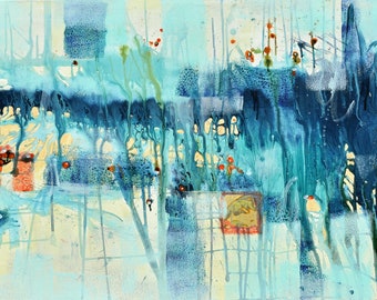 Great Awakening - 24 x 48 IN / 61 x 122 CM - Large Oil Painting on Canvas, Ready to Hang