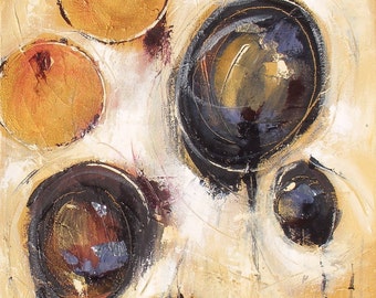Abstract Oil Painting-Serene Storm