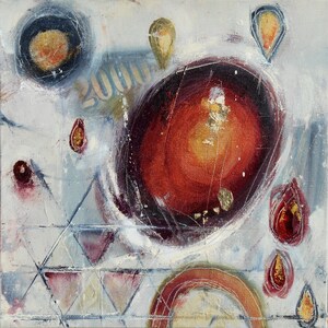 Welcome To The Future-Abstract Oil Painting