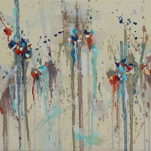 Circus of Invention-Abstract Oil Painting
