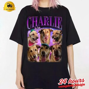 Benutzerdefinierte Hunde Shirt, benutzerdefinierte Bootleg Shirt, benutzerdefinierte Hund Komfort Farben Shirt, Hunde Erinnerungsgeschenk, benutzerdefinierte Vintage Bootleg Haustier Shirt
