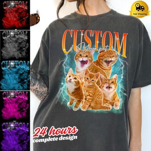Comfort Colors Custom Dog Shirt, Custom Pet Shirt, Custom Bootleg Shirt, Dog Remembrance Gift, Personalized Dog Shirt, Gift for Dad
