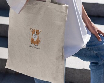 Corgi tote, Corgi Lover tote, Feelin' Gorgeous 2
