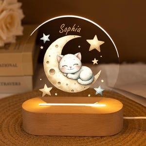 Personalised Baby Night Light,Custom Led Night Lamp With Name,Baby 1st Birthday Gift,Kids Bedroom Night Lamp,Newborn Gift,Nursery Decor