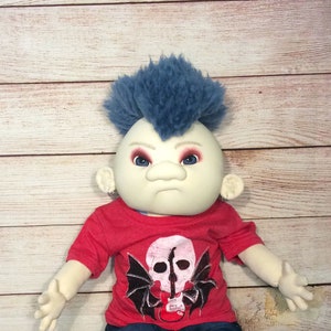 Rogue, 23 inch OOAK Soft Sculpture Doll (weighted with glass beads) by Paty Ollaif