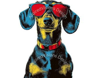 Archivos digitales de perro salchicha divertido, diseño de camiseta PNG, fondo transparente. DTF, sublimación, impresiones y todas tus creaciones