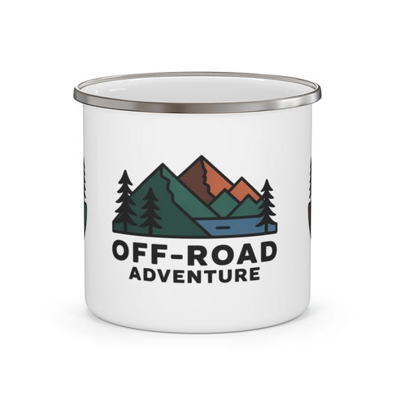 Tasse émaillée Wanderware - Camping, Aventure, Café - Cadeau Outdoor