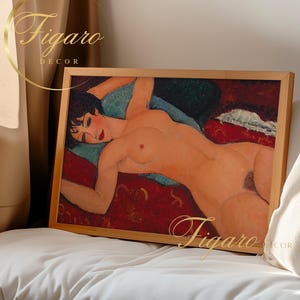 AMEDEO MODIGLIANI - Nu couché.2 (1917). Museum-Quality Art Print