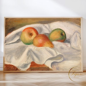 Pierre-Auguste RENOIR - Pears (Poires), 1890 | Giclée Print | Matte Paper Print | Canvas Print | Art Collector&#39;s Gift