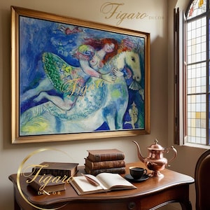 MARC CHAGALL - &quot;Circus Dancer&quot; (&quot;L&#39;écuyère&quot; or &quot;Danseuse au cirque&quot;), 1929. Museum-Quality Art Print