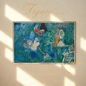 MARC CHAGALL - Le Cirque (The Circus), 1967 | Fine Art Poster | Premium Giclée Print | Vintage Wall Art | Canvas |  Collectors Gift