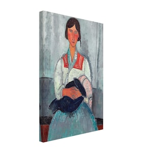 AMEDEO MODIGLIANI: Roma woman with baby (1919)