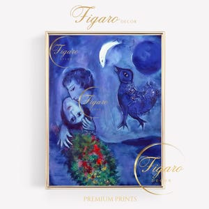 CHAGALL Giclée-Druck | Hochwertige Reproduktion | Poster | Vintage Kunst