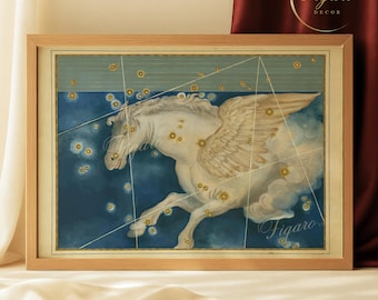 CONSTELLATION Pegasus, 1603 | Fine Art Poster | Premium Giclée Print | Vintage Wall Art | Collectors Gift