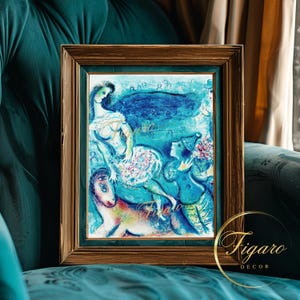 MARC CHAGALL - Le Circue, 1967 | Fine Art Poster | Premium Giclée Print | Vintage Wall Art | Collectors Gift