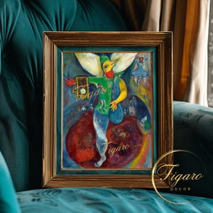 MARC CHAGALL - &quot;Le Jongleur&quot;, 1943 | Fine Art Poster | Premium Giclée Print | Vintage Wall Art | Canvas Print | Collectors Gift