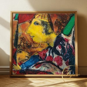 MARC CHAGALL - &quot;Le Rappel&quot;, 1968 | Premium Giclée Print | Vintage Wall Decor | Art Gift