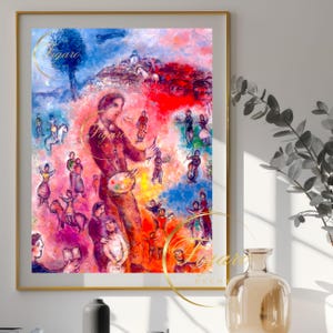 CHAGALL Giclée Print | High Quality Reproduction | Fine Art Poster | Canvas Print | Vintage Wall Art